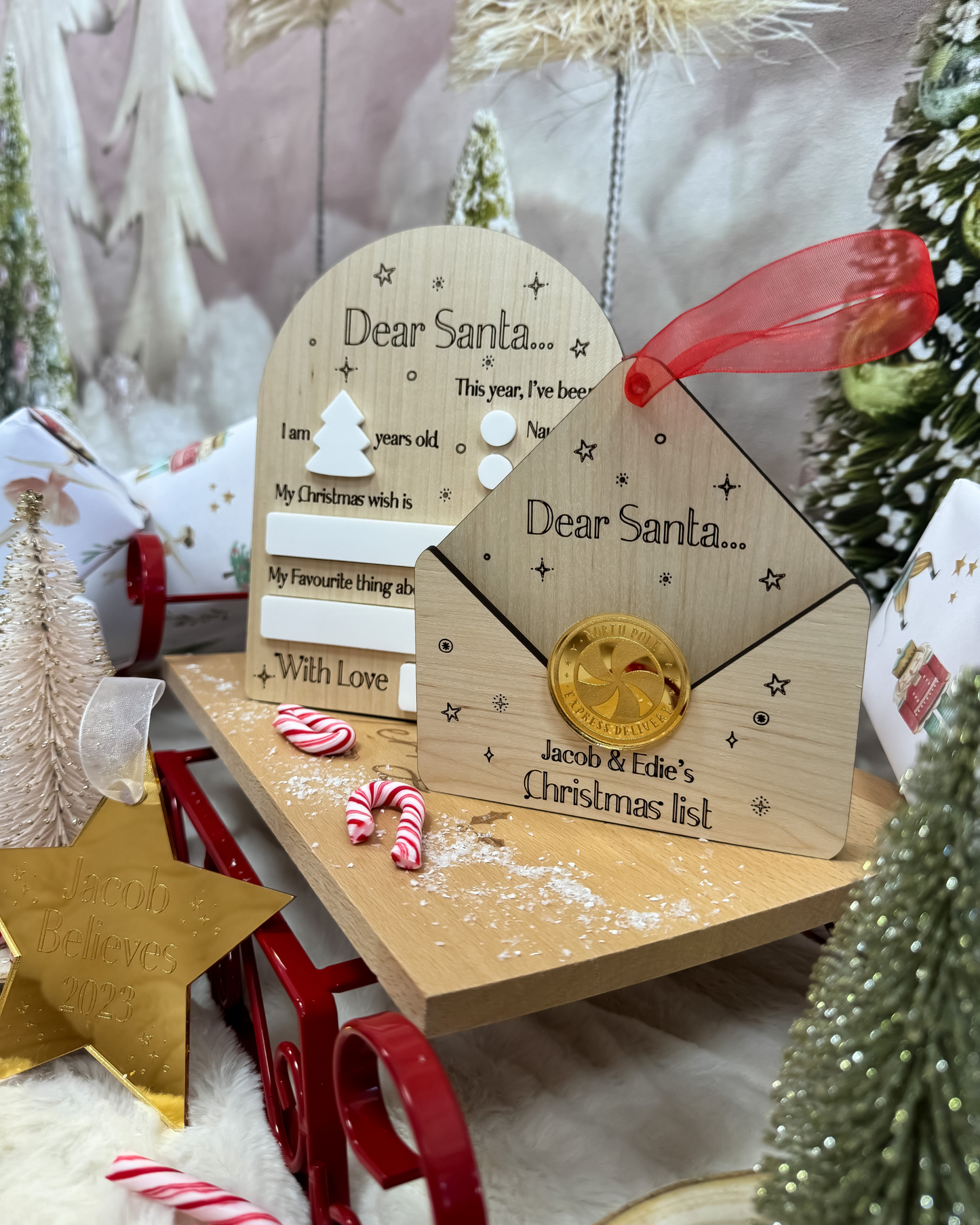 Dear Santa... Christmas List Envelope