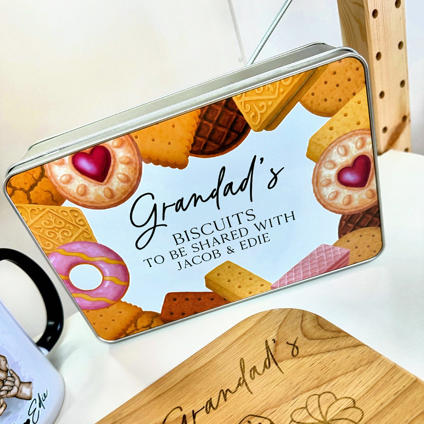 Personalised Father’s Day Biscuit Tin
