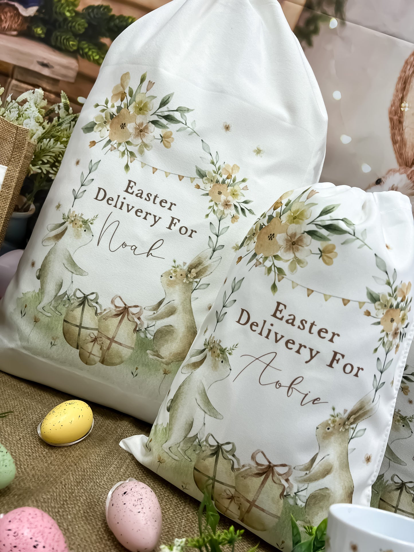 Personalised Easter Bags & Mugs