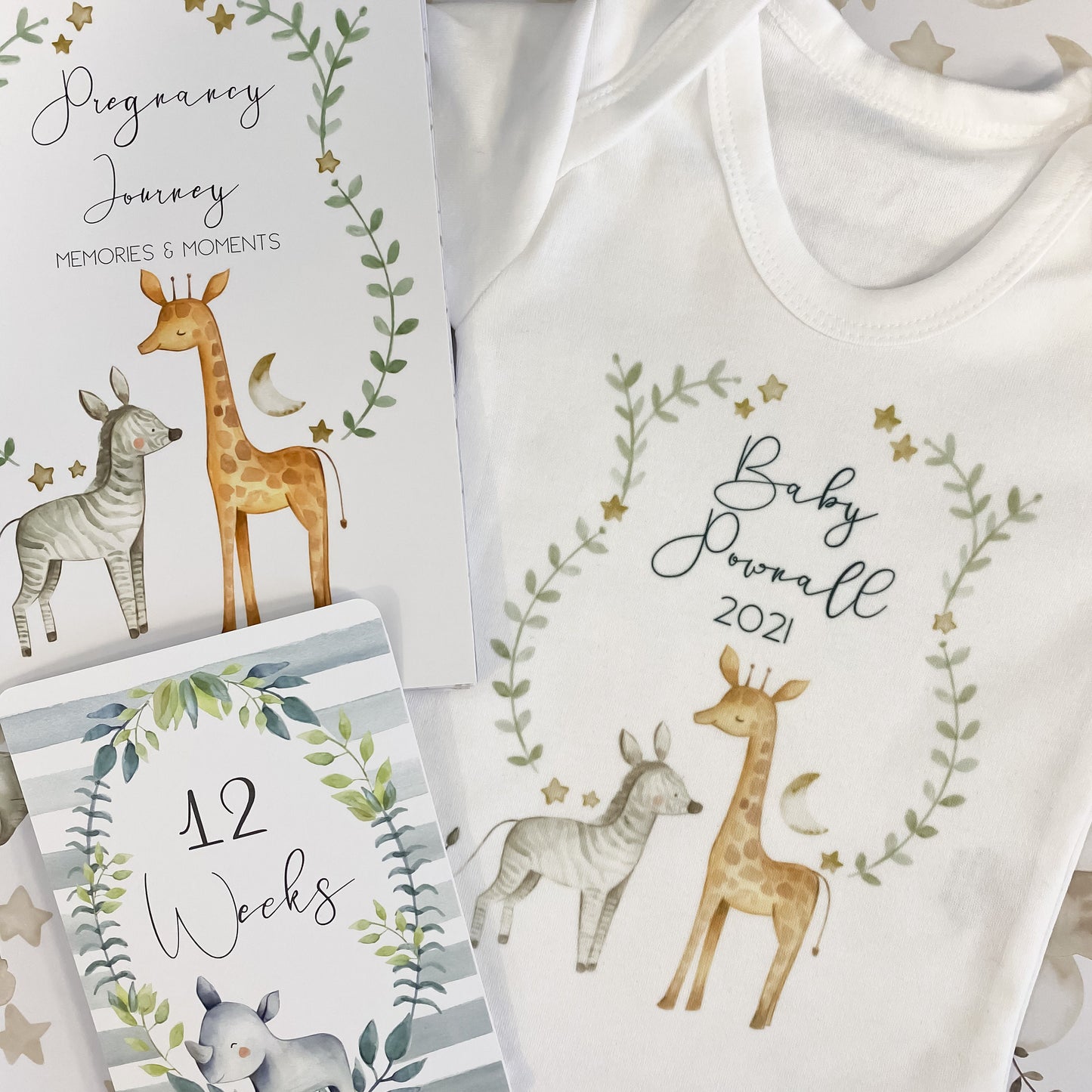 Pregnancy announcement, pregnancy gift, personalised baby vest, bodysuit, baby shower gift, unisex baby gift