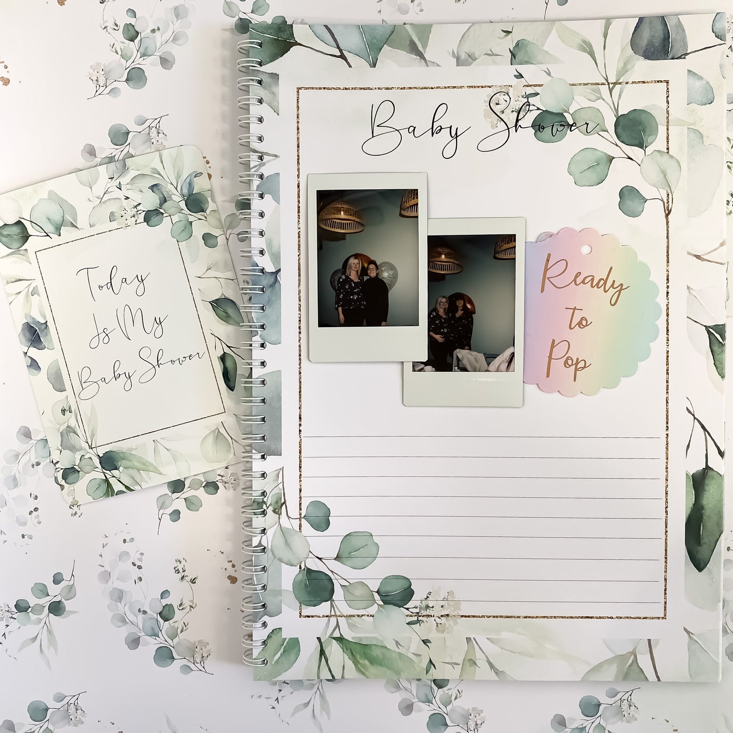 Pregnancy Journal, Pregnancy Planner, Pregnancy Diary, eucalyptus, Baby Book, Pregnancy Gift, Pregnancy Milestone, pregnancy announcement