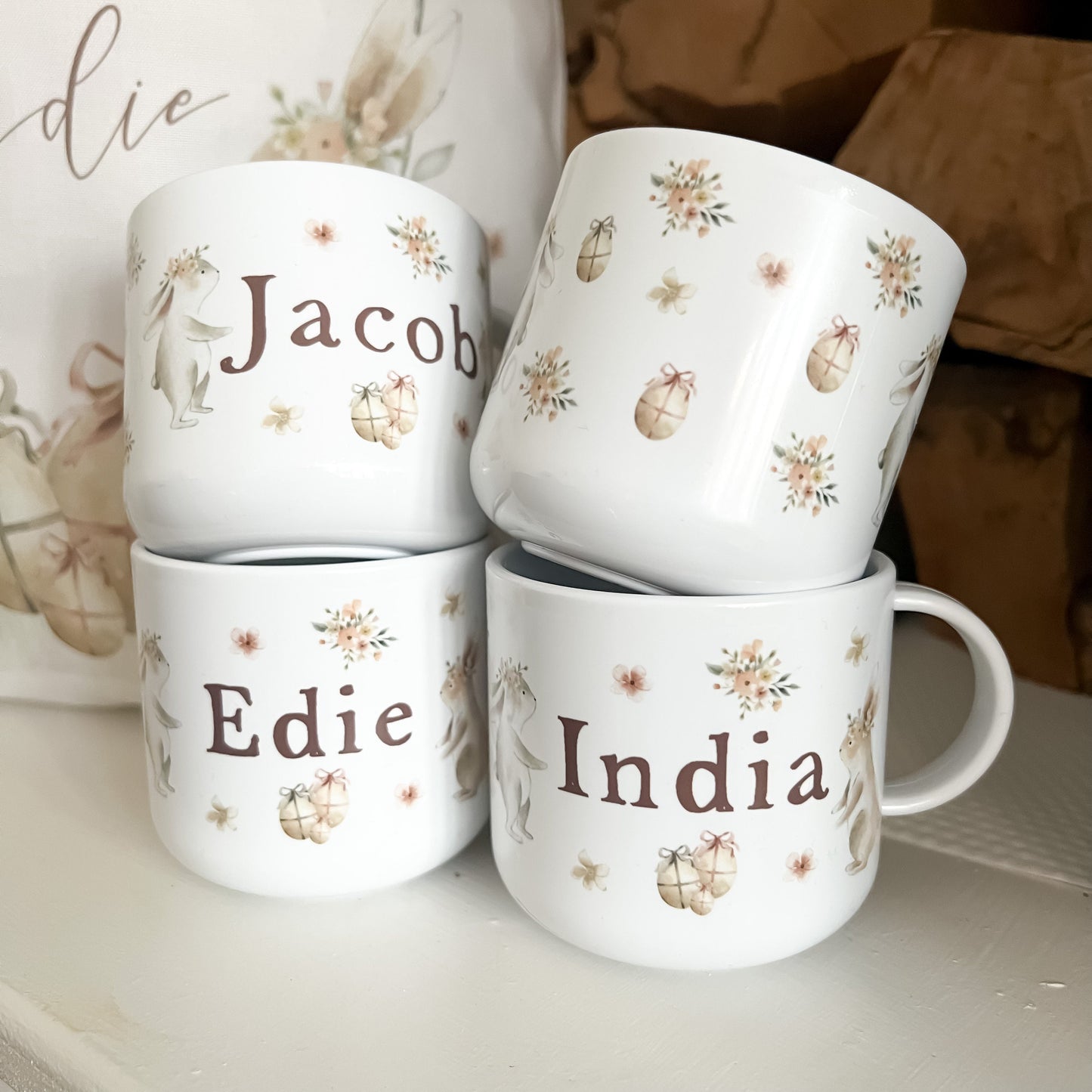 personalised easter mug, easter, easter gift, easter decoration, personalised easter gift, easter mug, kids mug