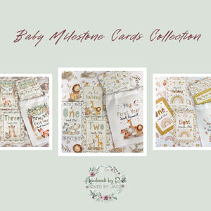 Baby Milestone Cards Collection