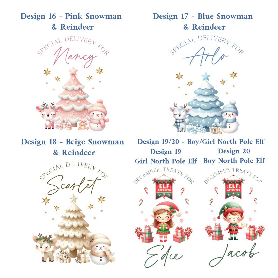 Personalised Christmas Treat Box