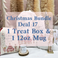 Christmas Bundle Deal 17 - 1 Personalised treat box & 1 12oz mug