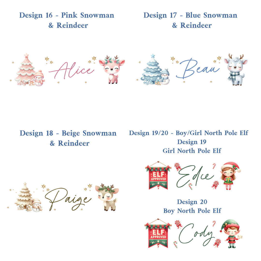 Christmas Bundle Deal 2 - 2 6oz Personalised Mugs