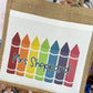 Personalised Teacher Crayon Jute Bag