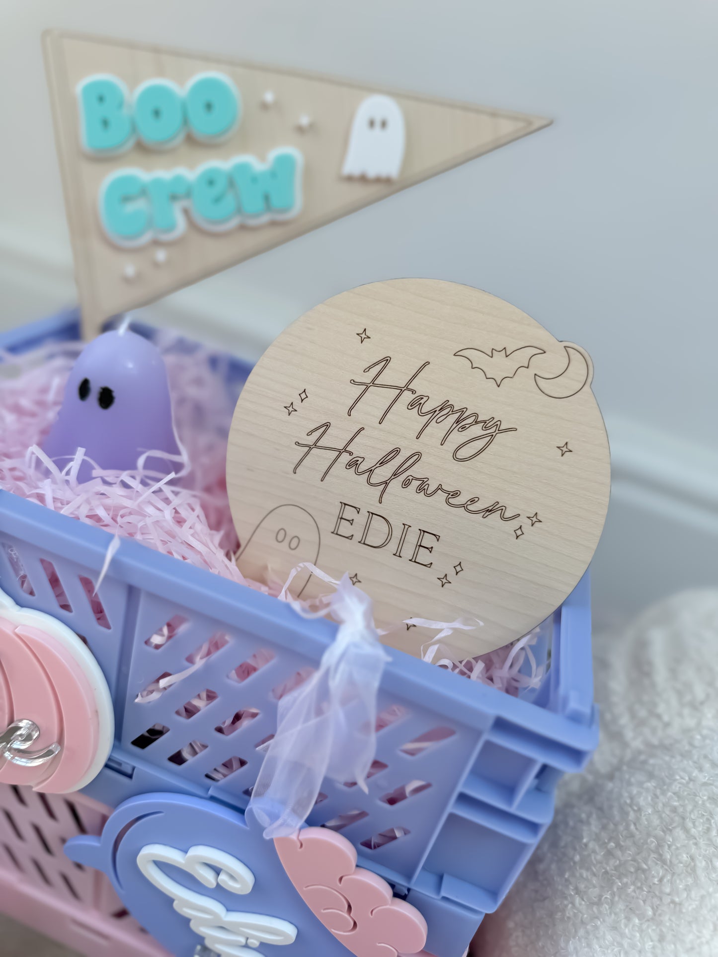 Personalised Wooden Halloween Sign