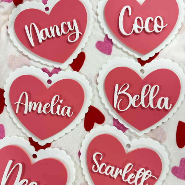 Valentine's Day Personalised Tag