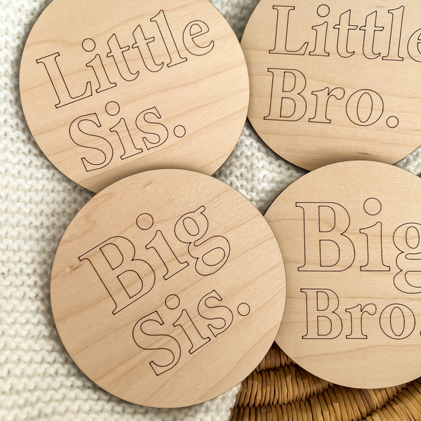 Big/Little Bro/Sis Signs