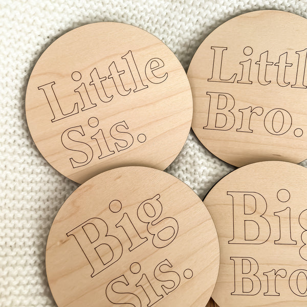 Big/Little Bro/Sis Signs