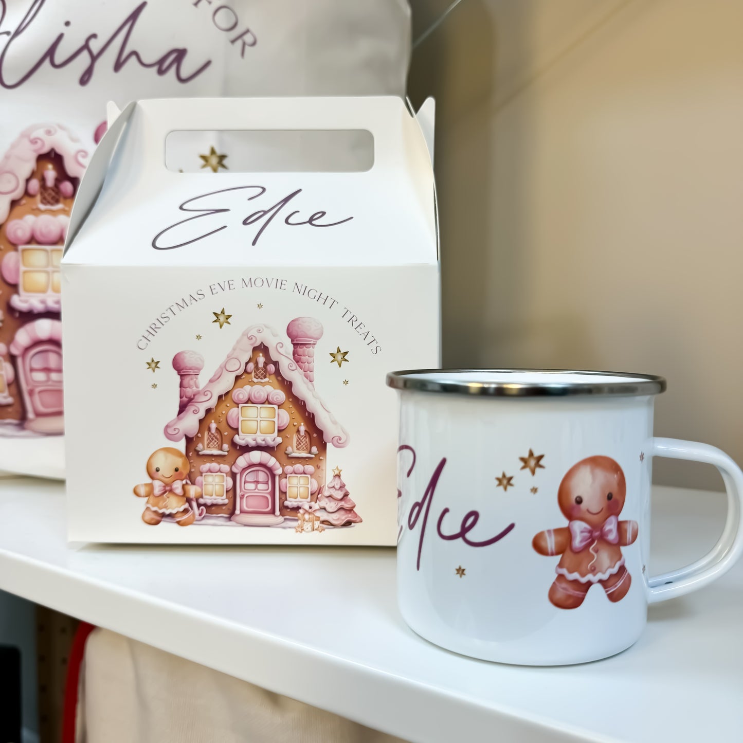 Christmas Bundle Deal 17 - 1 Personalised treat box & 1 12oz mug