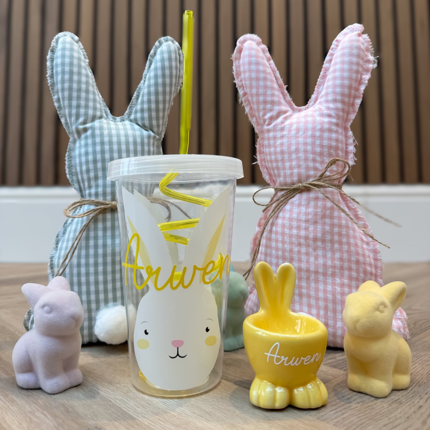 Easter, Deal 2, 1 Egg Cup & 1 Straw Cup