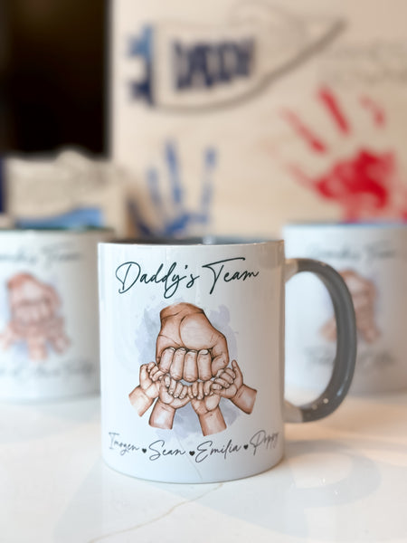 Father's Day 'Daddy's Team' Mug