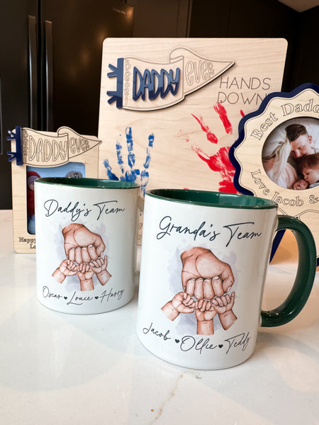 Father's Day 'Daddy's Team' Mug
