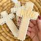 Personalised Wooden and Acrylic Christening Cross