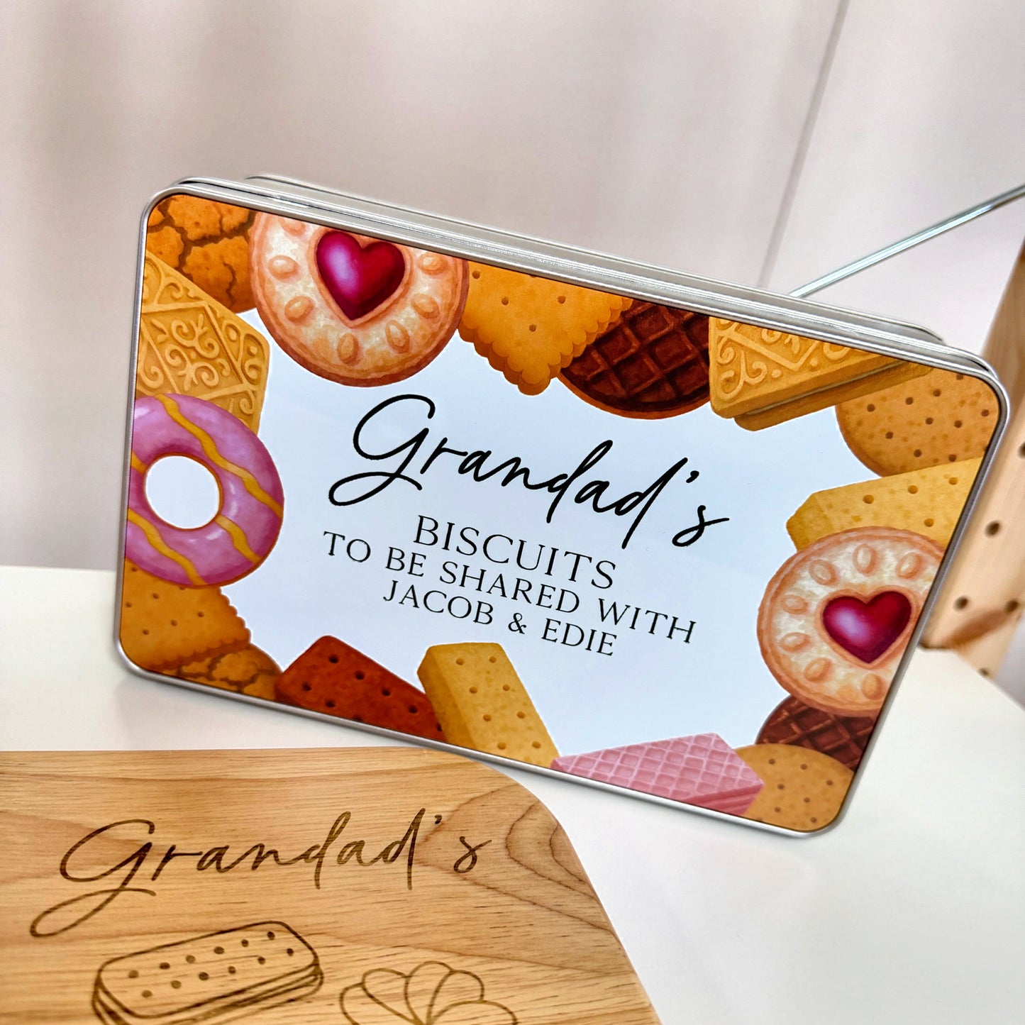 Personalised Father’s Day Biscuit Tin
