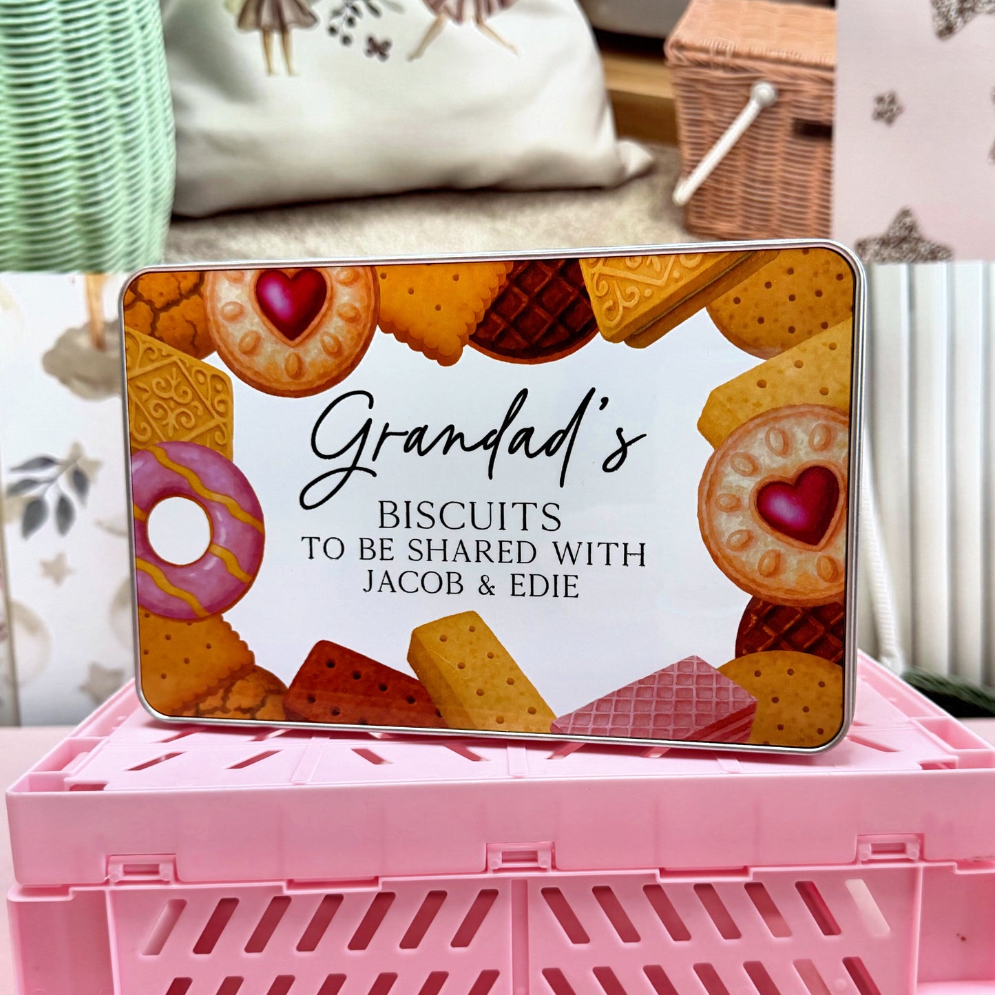 Personalised Father’s Day Biscuit Tin