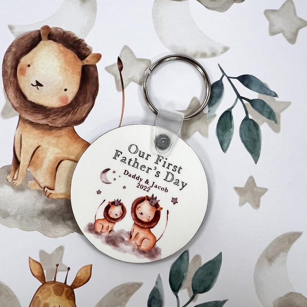 Personalised Father's Day Gift, Daddy to be gift, pregnancy announcement, valentines gift, gift from bump, birthday gift for daddy, Keyring