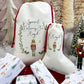 personalised santa sack, Christmas Stocking, nutcracker, sugar plum fairy