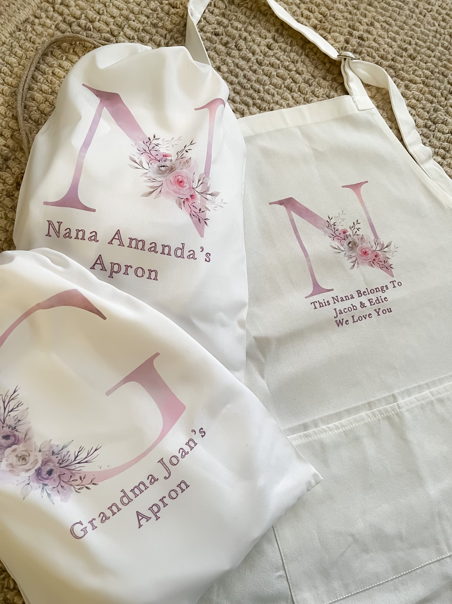 Personalised Apron, Mothers Day Gift, Personalised, Mothers Day Apron, Mothers day gift for Granny, Grandma, Nana, Nanny, Baking Gift