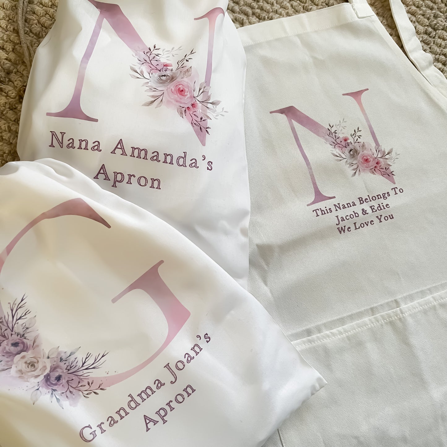 Personalised Apron, Mothers Day Gift, Personalised, Mothers Day Apron, Mothers day gift for Granny, Grandma, Nana, Nanny, Baking Gift