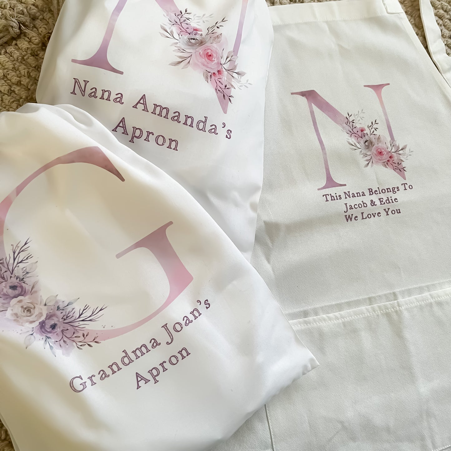 Personalised Apron, Mothers Day Gift, Personalised, Mothers Day Apron, Mothers day gift for Granny, Grandma, Nana, Nanny, Baking Gift