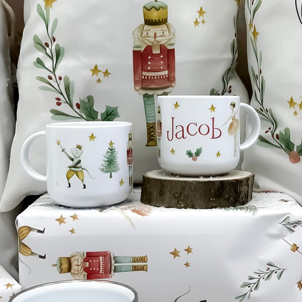 Personalised Christmas mug, Christmas nutcracker, sugarplum fairy