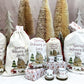 personalised santa sack, Christmas Stocking, Santa house