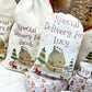 personalised santa sack, Christmas Stocking, Santa house