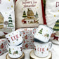 Personalised Christmas mug, hot chocolate mug, new elf