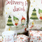 personalised santa sack,  Christmas stocking, Christmas sack, new elf