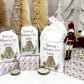 personalised santa sack, gingerbread