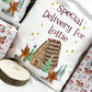 personalised santa sack, gingerbread