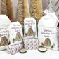 personalised santa sack, gingerbread