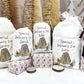 personalised santa sack, gingerbread