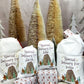 personalised santa sack, gingerbread