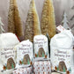 personalised santa sack, gingerbread