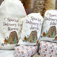 personalised santa sack, gingerbread