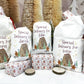 personalised santa sack, gingerbread