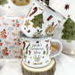 Personalised kids Christmas mug, hot chocolate mug, pudding