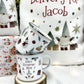 Personalised kids Christmas mug, hot chocolate mug, gnome