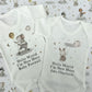 Pregnancy announcement, pregnancy gift, personalised baby vest, Safari Circus