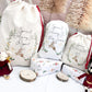 personalised Christmas sack,  Christmas stocking, reindeer