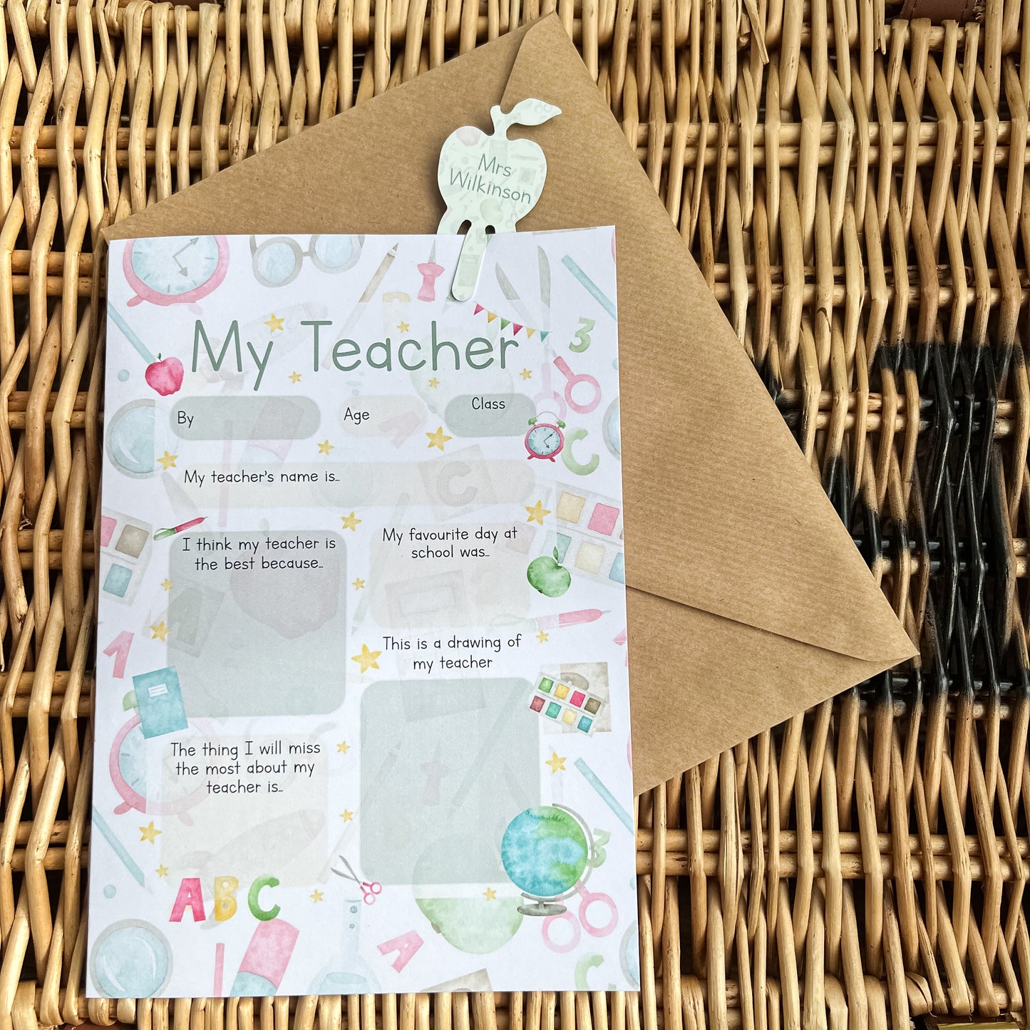 Teacher Book Clip