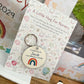 A little hug for Nursery / School Keyring