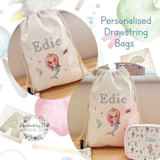 Personalised Drawstring Bag