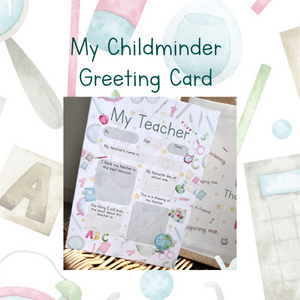 My Childminder Greeting Card