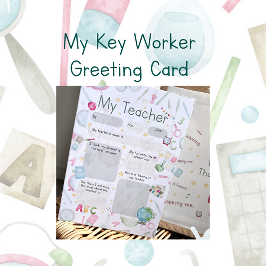 My Key Worker Greeting Card
