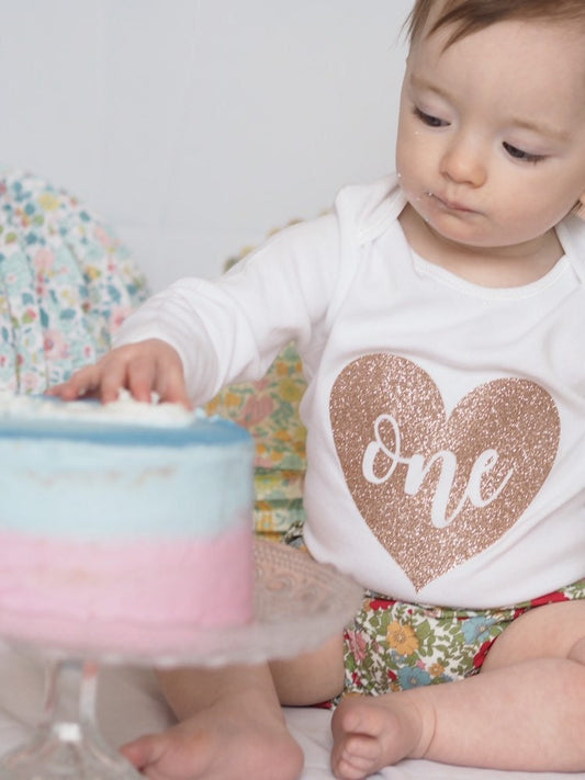 1st birthday bodysuit, birthday vest, heart, rose gold, birthday bodysuit, 1st birthday outfit, first birthday, one vest, one bodysuit,